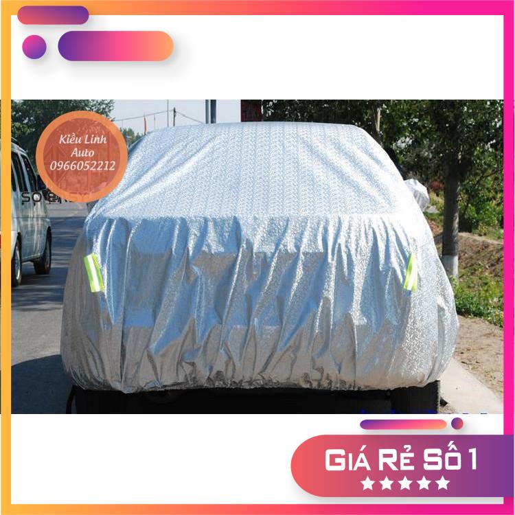 Bạt Trùm Xe Hơi, Bạt Che Xe Ô Tô 3 Lớp Tráng Bạc Cao Cấp, Bạt Phủ Xe Ô Tô Chống Nắng, Chống Nước, Cách Nhiệt Vân 3D