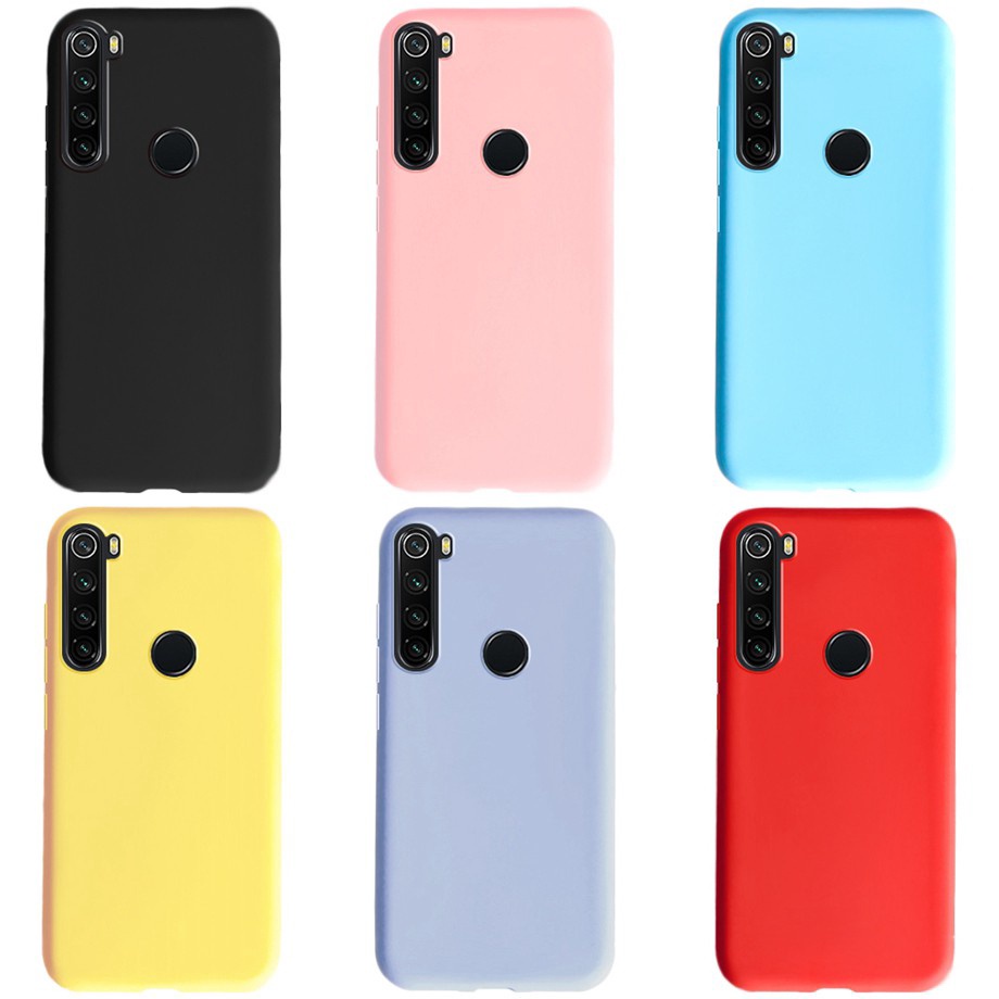 Ốp điện thoại tpu silicone mềm màu trơn mặt nhám cho Redmi Note 8 Xiaomi Redmi Note 8