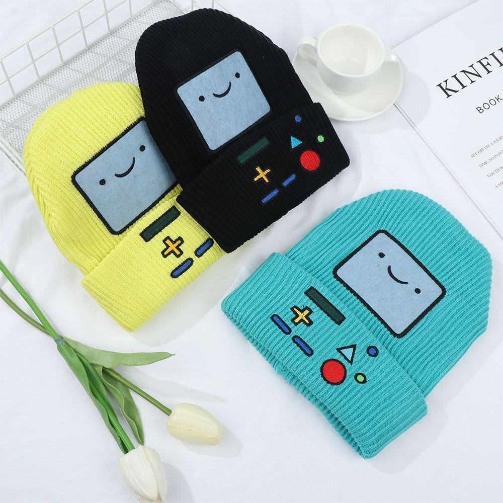 EUTUS Mũ Beanie Dệt Kim Màu Trơn Dễ Thương Cho Nữ