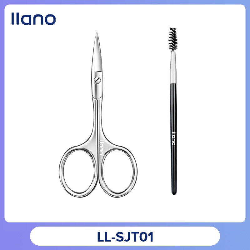 Kéo tỉa lông mày LLANO bằng thép không gỉ chuyên nghiệp