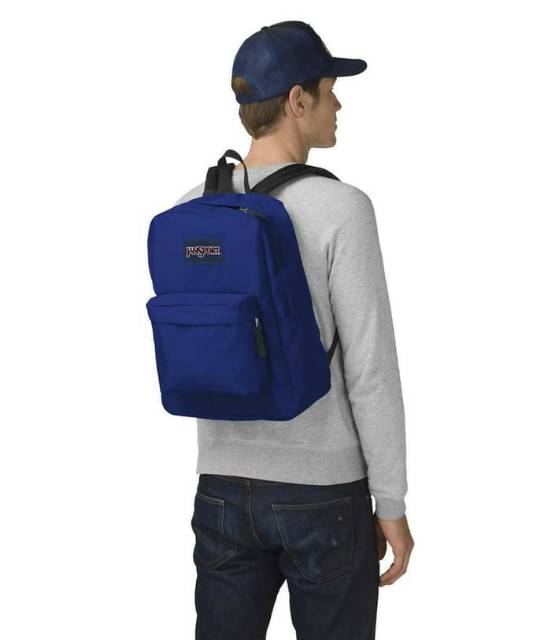 Jansport Balo Màu Xanh Dương 100% Chính Hãng