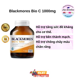 [Hàng Chuẩn ÚC] Blackmores Bio C 1000 - Viên uống bổ sung C 1000mg 62 viên