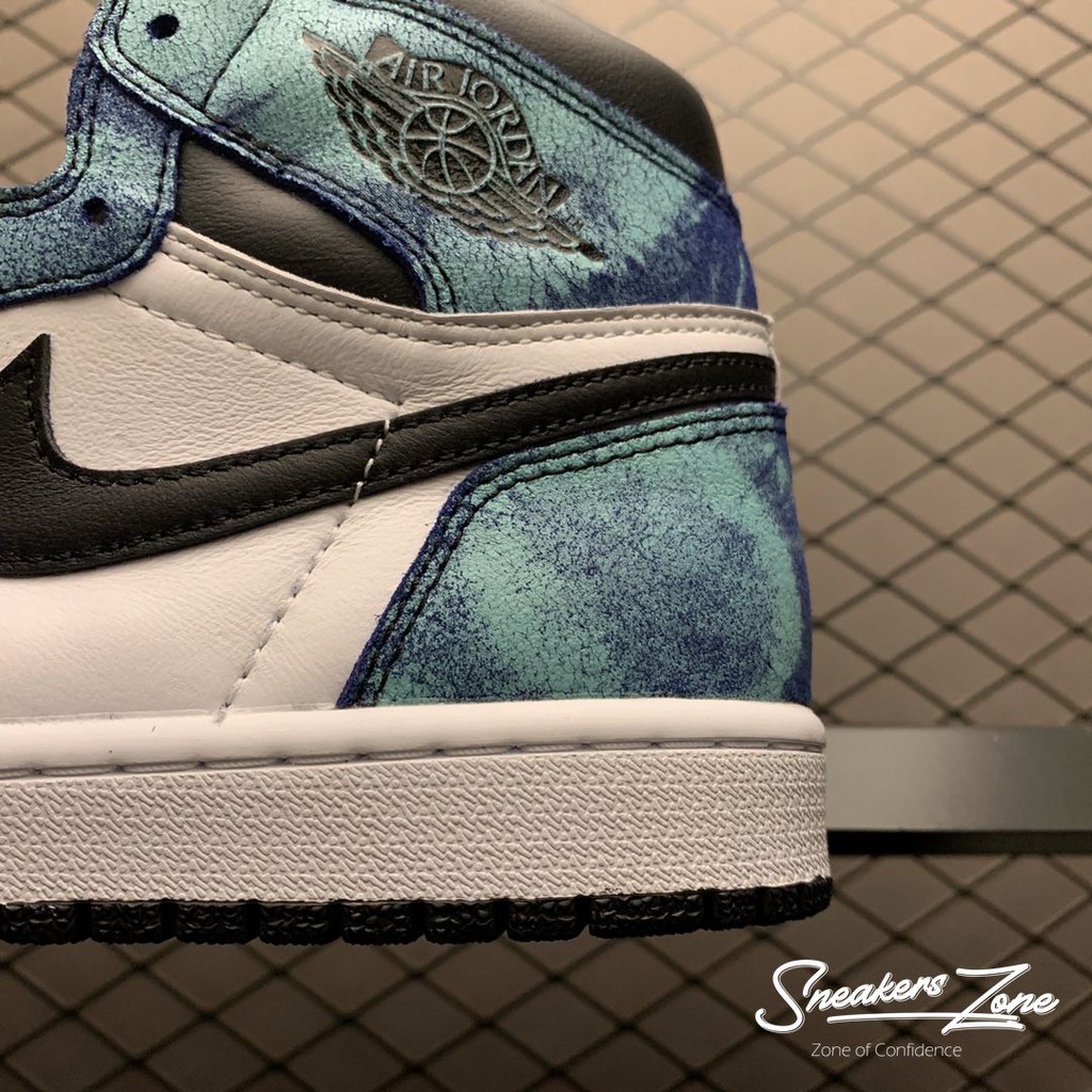 Giày Thể Thao AIR JORDAN 1 Retro High Tie Dye Xanh Dương Cao Cổ Nhiều Màu Sneakers World