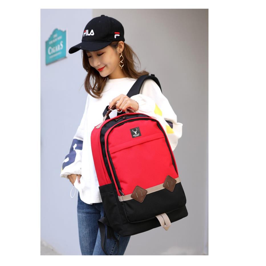 ⚡FREE_SHIP⚡ Combo Balo Thời Trang Unisex BL167 & Túi Messenger Thời Trang PRAZA DC090(ĐEN)
