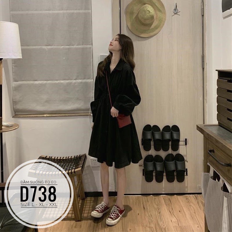 Bigsize Đầm suông D738