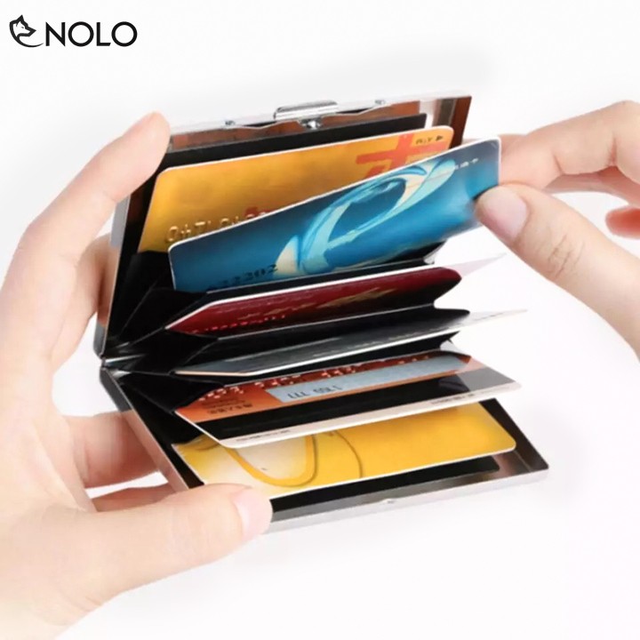 Hộp Đựng Bảo Quản Thẻ ATM Ngân Hàng Thẻ Tín Dụng Card Visit Model M89 Chất Liệu Hợp Kim