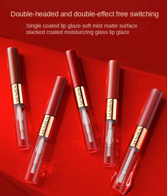 Son môi Venzen 2 đầu lâu trôi trong 12 giờ 5.8g+6g gồm 5 màu trẻ trung tùy chọn | BigBuy360 - bigbuy360.vn