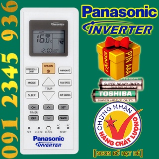 Remote Điều khiển cho Điều hòa Máy lạnh PANASONIC "HÀNG ĐẸP''. (Mẫu số 13)