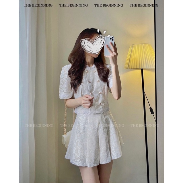 S9104 Flora Set ren vân hoa cao cấp