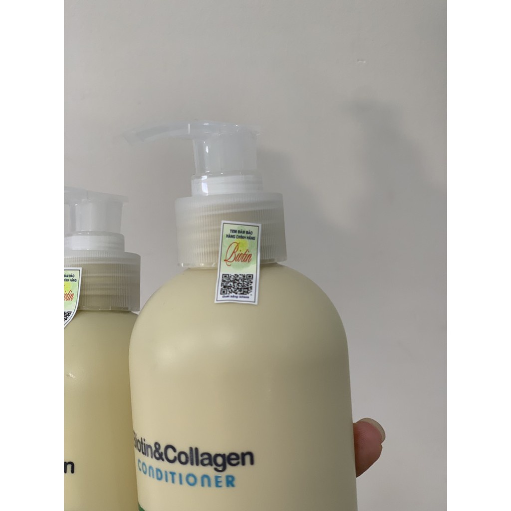 Dầu gội xả Biotin collagen , dầu gội biotin collagen trắng 1000ml giảm rụng tóc, kích thích mọc tóc
