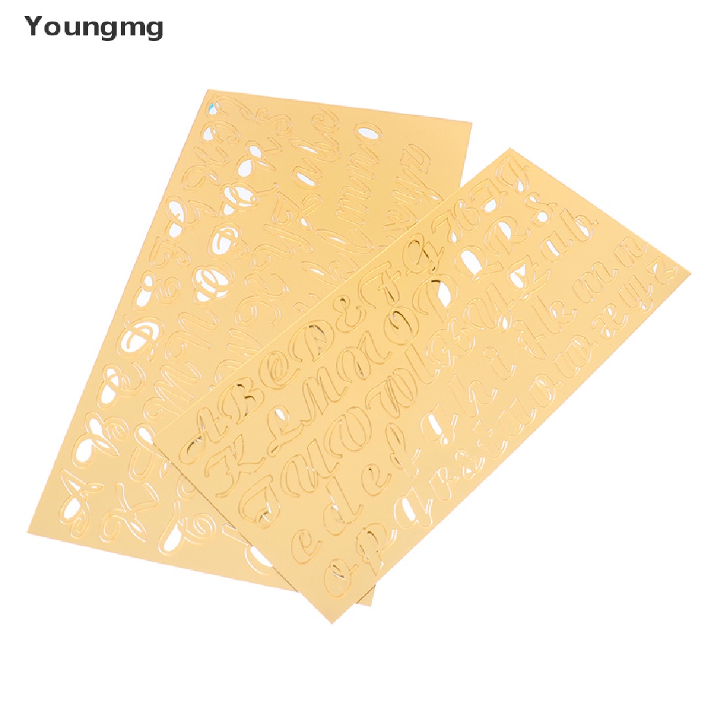 Khuôn nhấn làm bánh quy bằng acrylic hình chữ cái DIY