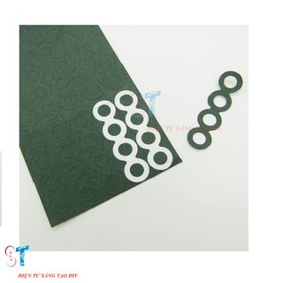 Miếng dán 4 cell kèm miếng dán bảo vệ cực cho pin 18650