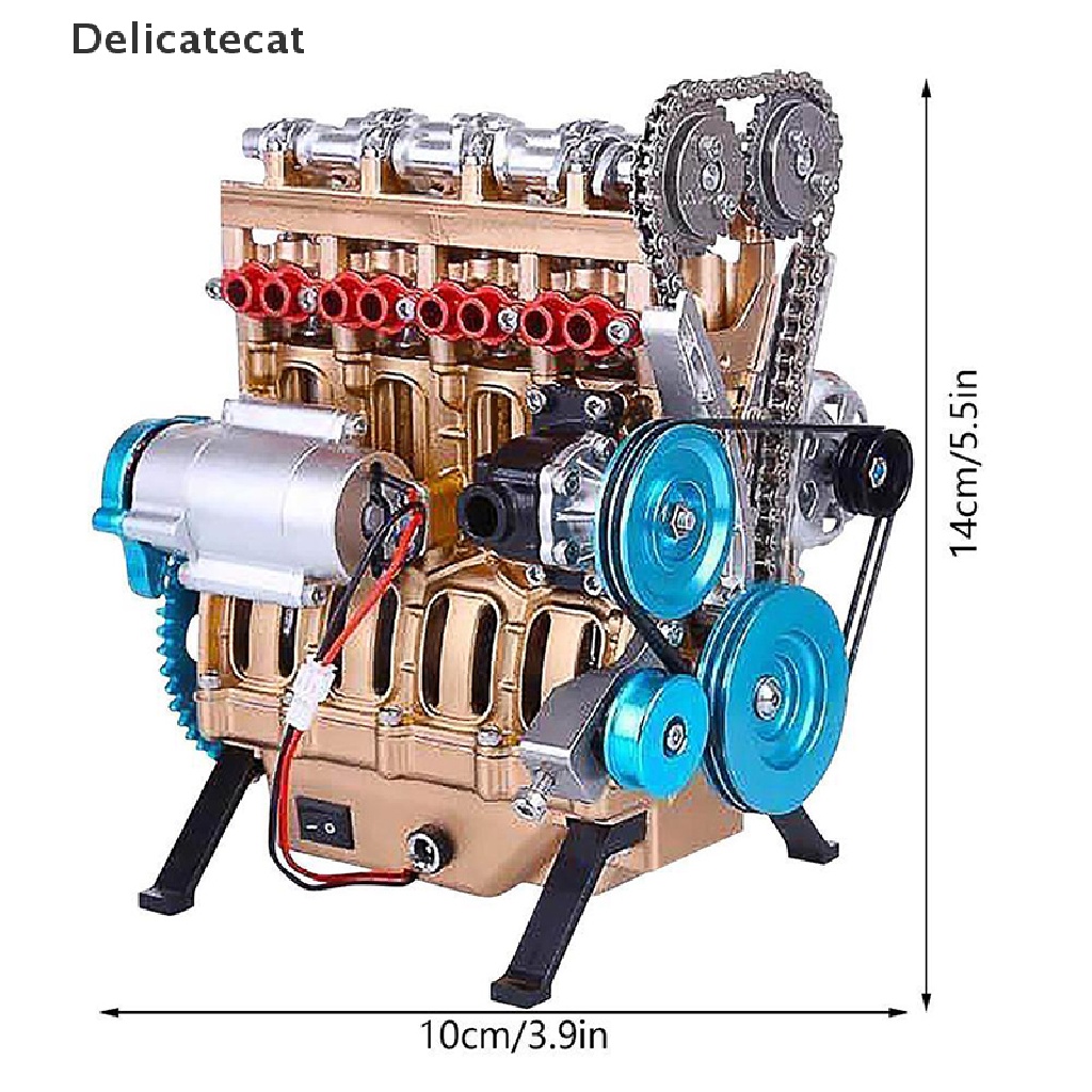 Mô Hình Động Cơ mini Bằng Nhựa resin Dùng Trang Trí