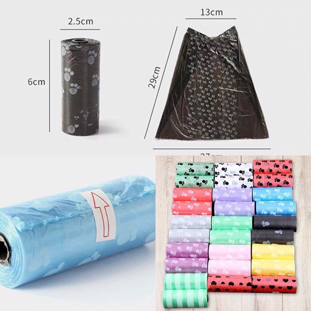 Túi đựng chất thải chó mèo tự phân hủy - Túi đựng phân cho chó mèo