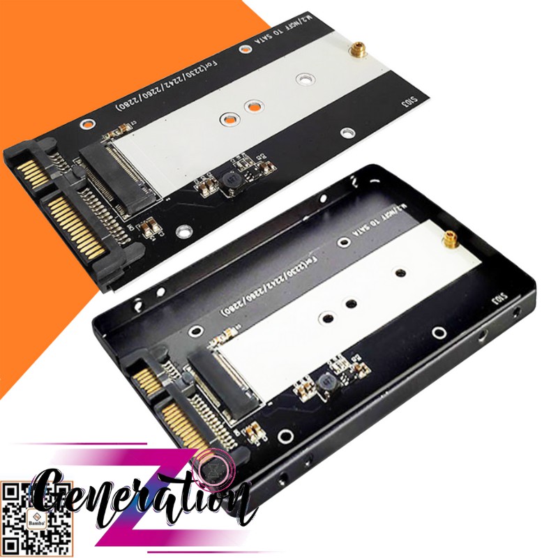 HỘP ĐỰNG Ổ CỨNG SSD M2(NGFF) RA SATA - BOX SSD M2(NGFF) RA SATA 3 BAMBA B3 - VỎ NHÔM