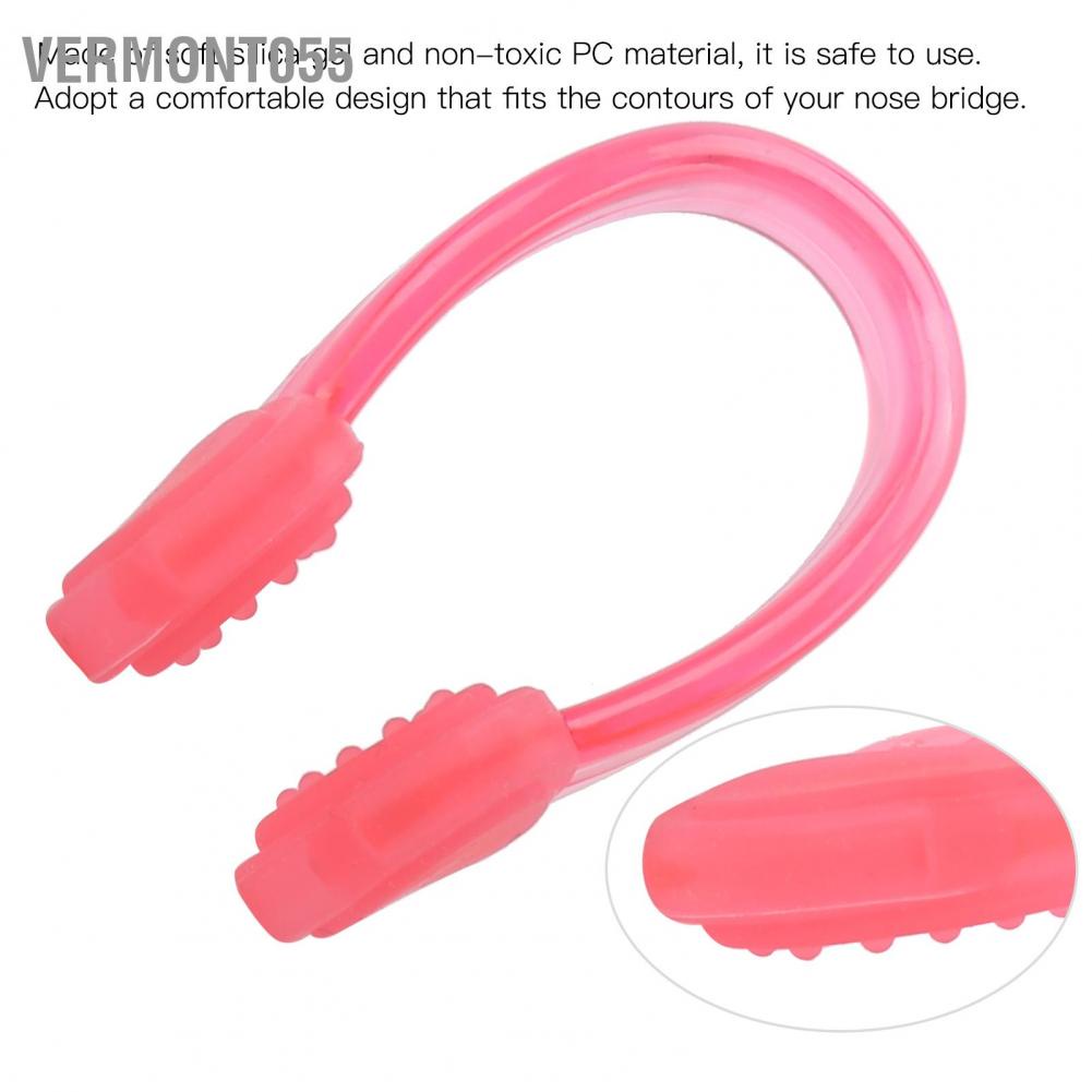 Vermont055 Swimming Nose Clips Waterproof Soft Silica Gel Surfing Clip Plugs Protector