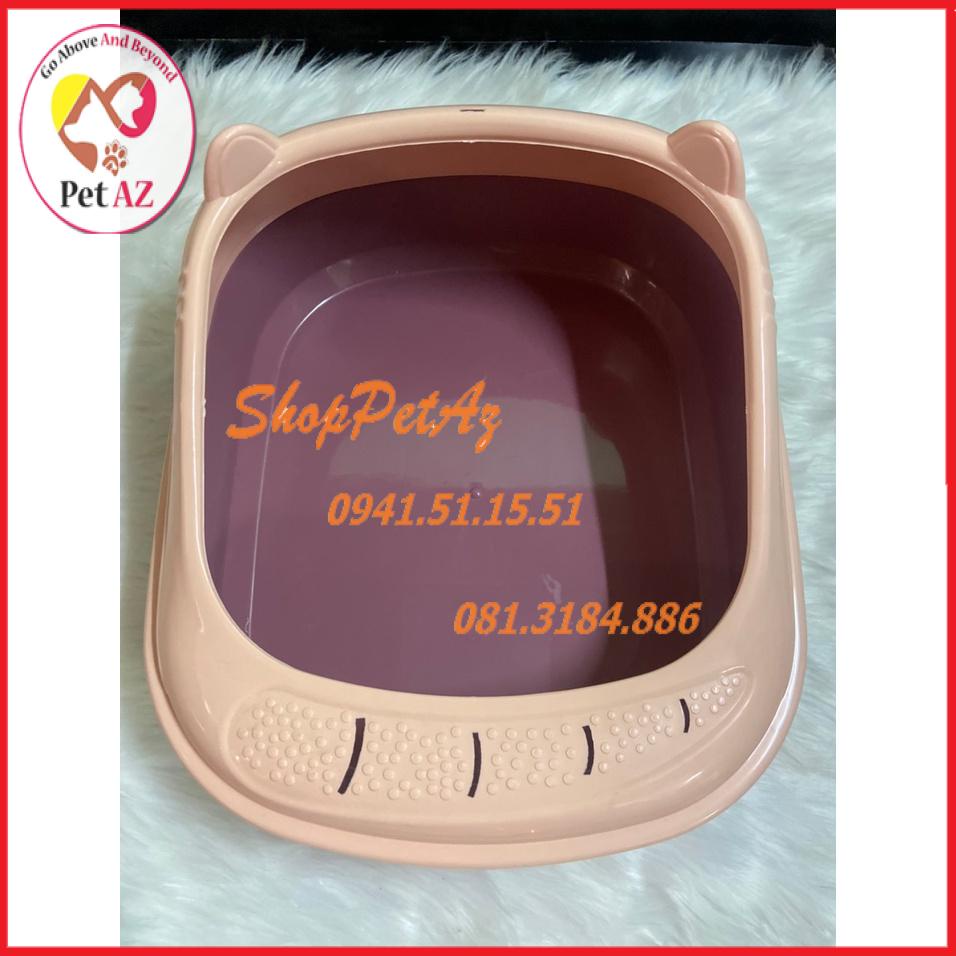 [ Mẫu Mới ] Chậu vệ sinh tai mèo cho thú cưng , hàng gia công 45x38x20cm