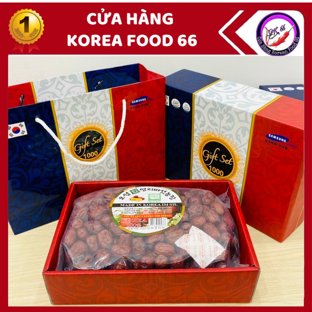 Táo Đỏ Hàn Quốc Chính Hãng Nhập Khẩu Hộp 1kg Chuẩn Loại 1