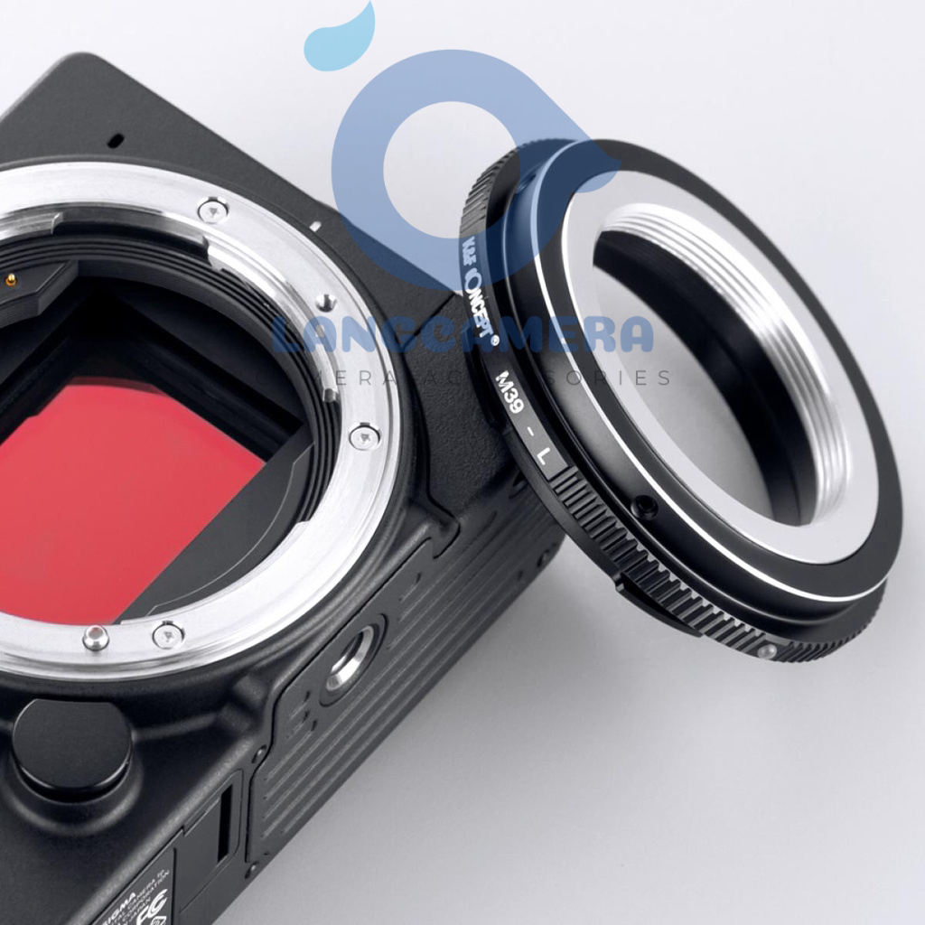 Ngàm chuyển M39-SL Hiệu K&amp;F Concept (sử dụng lens M39, LTM trên máy ảnh Leica T, Lumix S, Sigma)