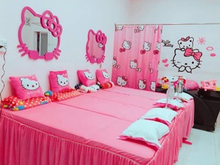 Gương đầu mèo kitty
