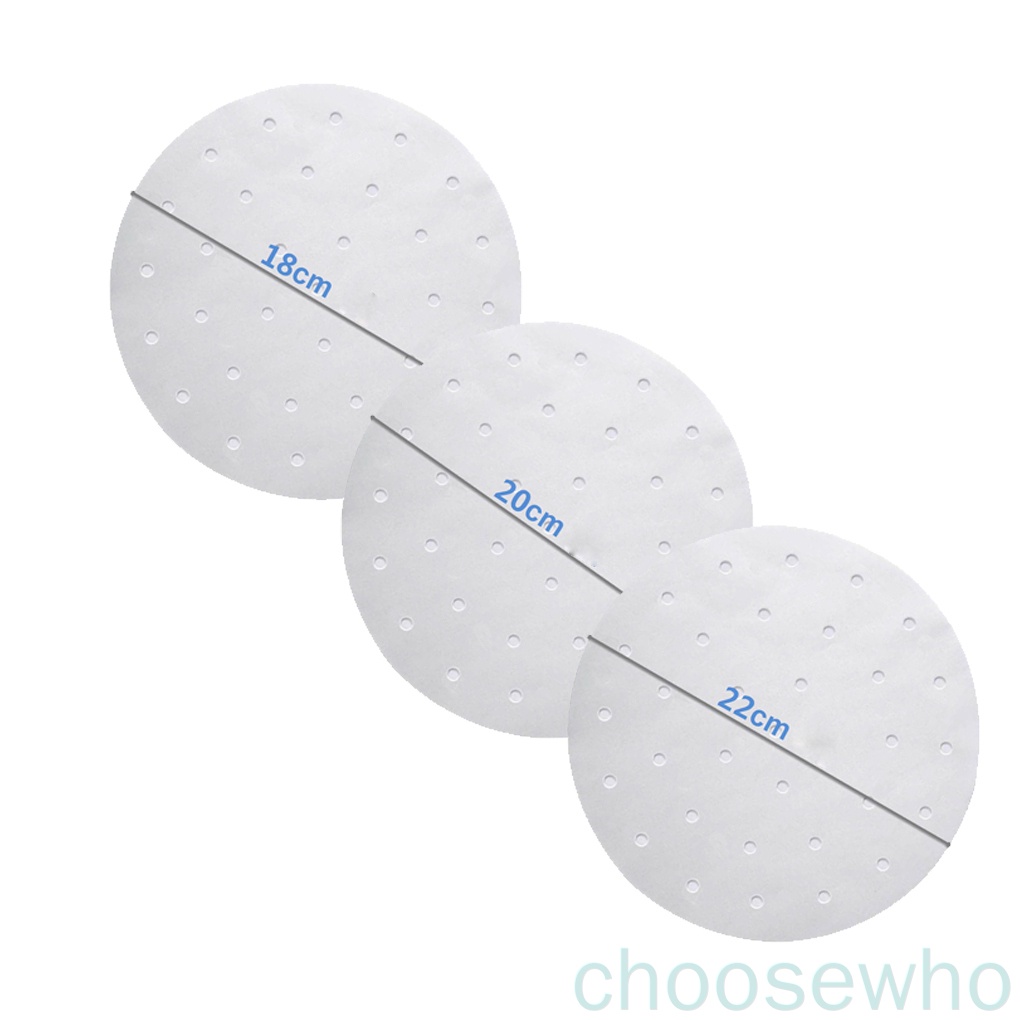 Set 100 tấm giấy lót nồi hấp 7/8/9 Inch chống dính tiện dụng