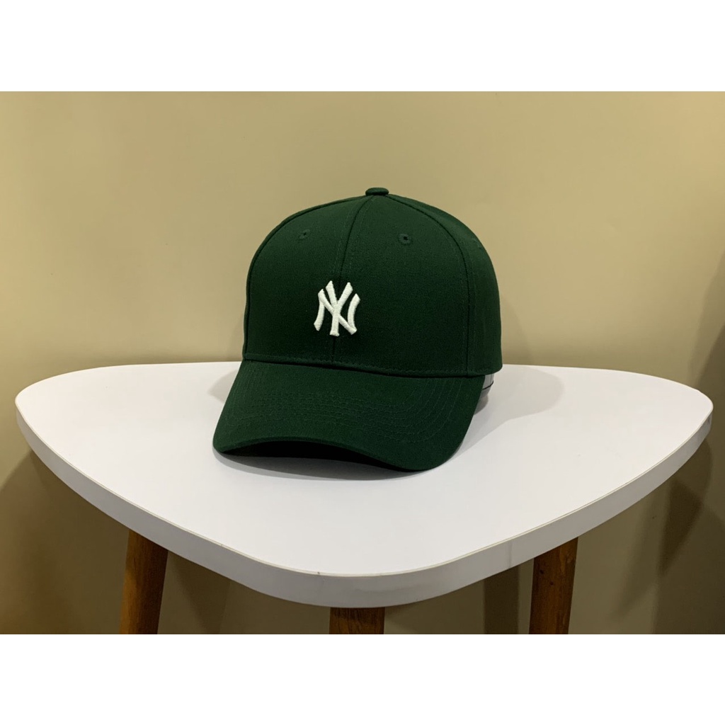 Nón kết mũ lưỡi NY xanh logo thêu dành cho mọi lứa tuổi Free size