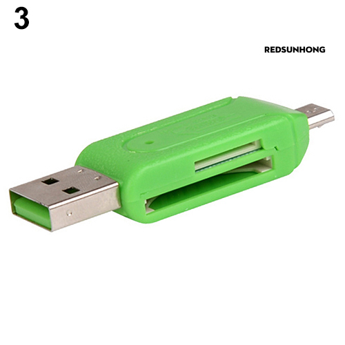 Đầu Đọc Thẻ Nhớ Usb Otg 2 Trong 1 Đa Năng | BigBuy360 - bigbuy360.vn