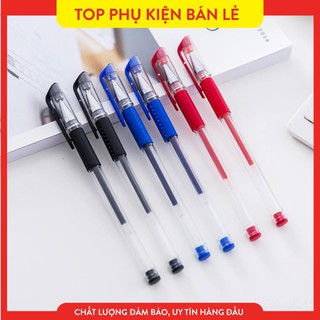 Bút bi nước văn phòng 0.5mm nét đẹp, bút bi nước nét thanh mực đều