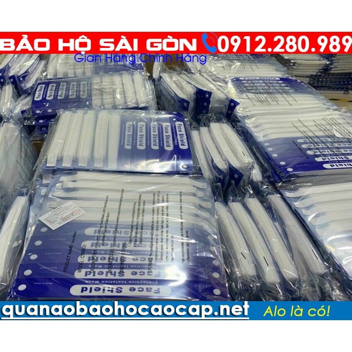 Tấm chắn chống giọt bắn trong suốt nhựa face shied hàng Việt Nam hình thật 100%