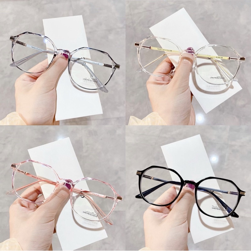Mắt Kính Gọng Cận Cao Cấp Form Đa Giác Lyly 534 Hot Trend Siêu Sang Chảnh - Hazo