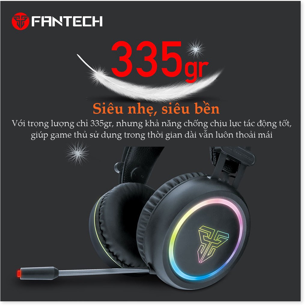 TAI NGHE FANTECH CAPTAIN HG15 7.1 LED RGB