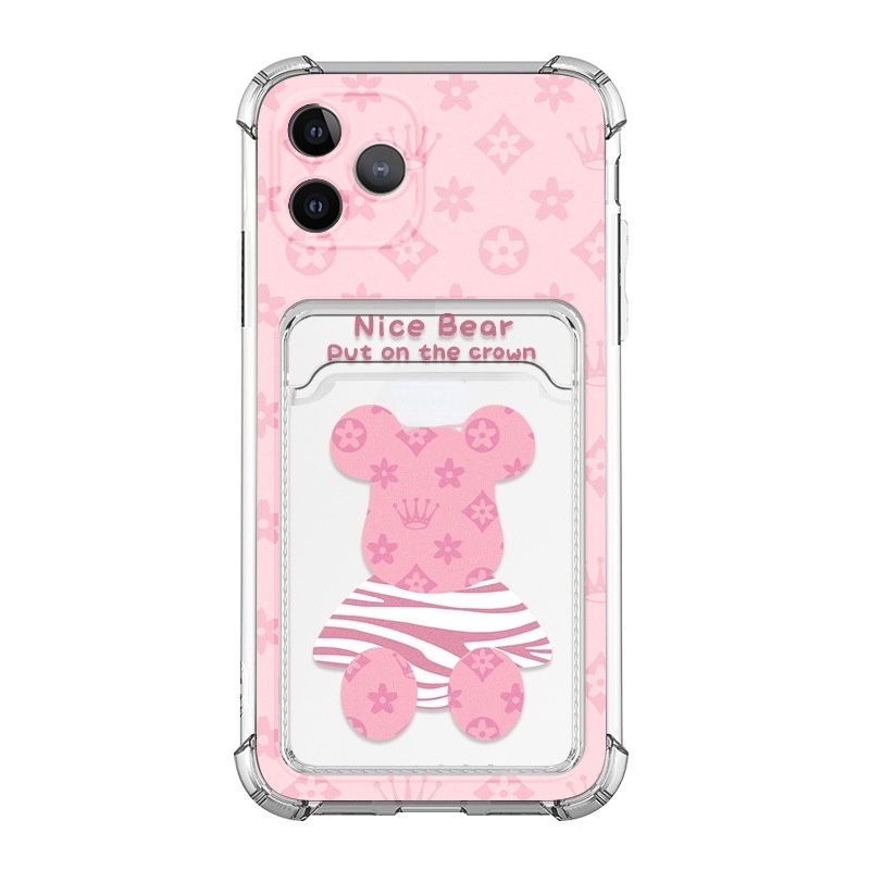 Ốp Điện Thoại In Gấu Teddy Hoạt Hình Cho Iphone 678plus / 14promax / 13pro 11 / 12 xsmax / xr