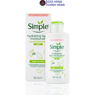 Kem Dưỡng Ẩm Simple Kind To Skin Hydrating Light Moisturiser 125ml