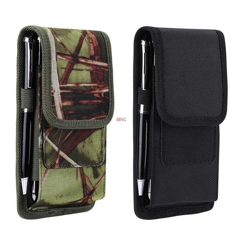 Túi đựng điện thoại 5.3-6.7 inch bằng vải nylon dành cho nam khi đi leo núi/cắm trại