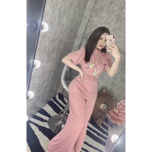 #ĐỒ ĐI CHÙA CAO CẤP # MẪU HẠC TAY PHỒNG #ĐỒ BỘ CAO CẤP