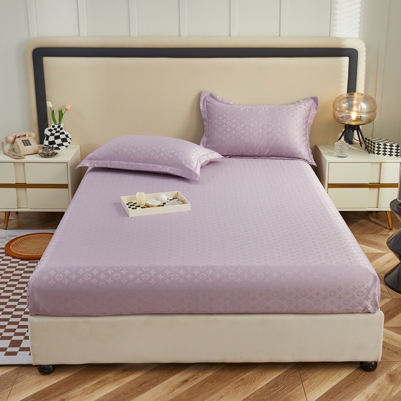 Set ga gối lụa vân chìm thương hiệu siêu hot