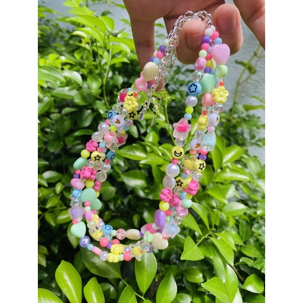 Vòng cổ handmade LILI COLORFULLY RANDOM BEADED NECKLACE - LILI'S SUMMER BEADS
