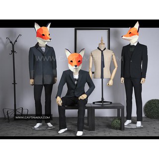 KIT mặt nạ cáo 3D handmade (Fox mask)