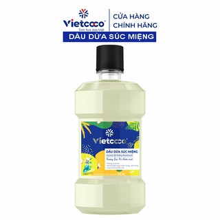 DẦU DỪA XÚC MIỆNG - HƯƠNG BẠC HÀ THƠM MÁT - VIETCOCO 225ML