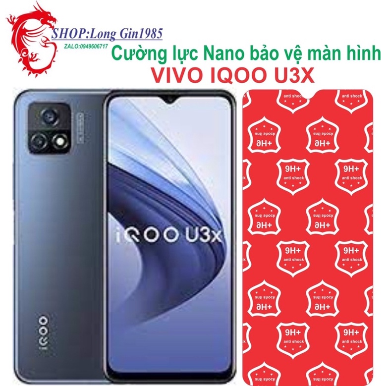 Vivo IQOO U3X Cường lực Nano chống va đập chống trầy xước tốt