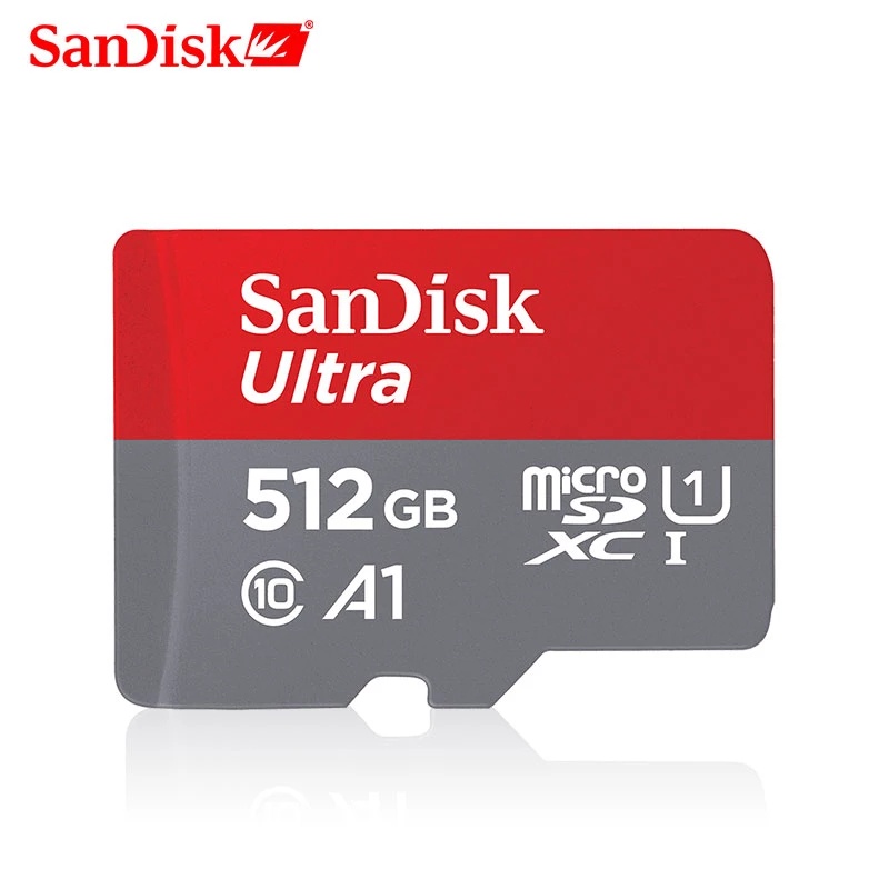 Thẻ Nhớ Micro SD Hiệu SanDisk 512GB Dung Lượng 100MB / S Dung Lượng Tối Đa Uitra C10 TF