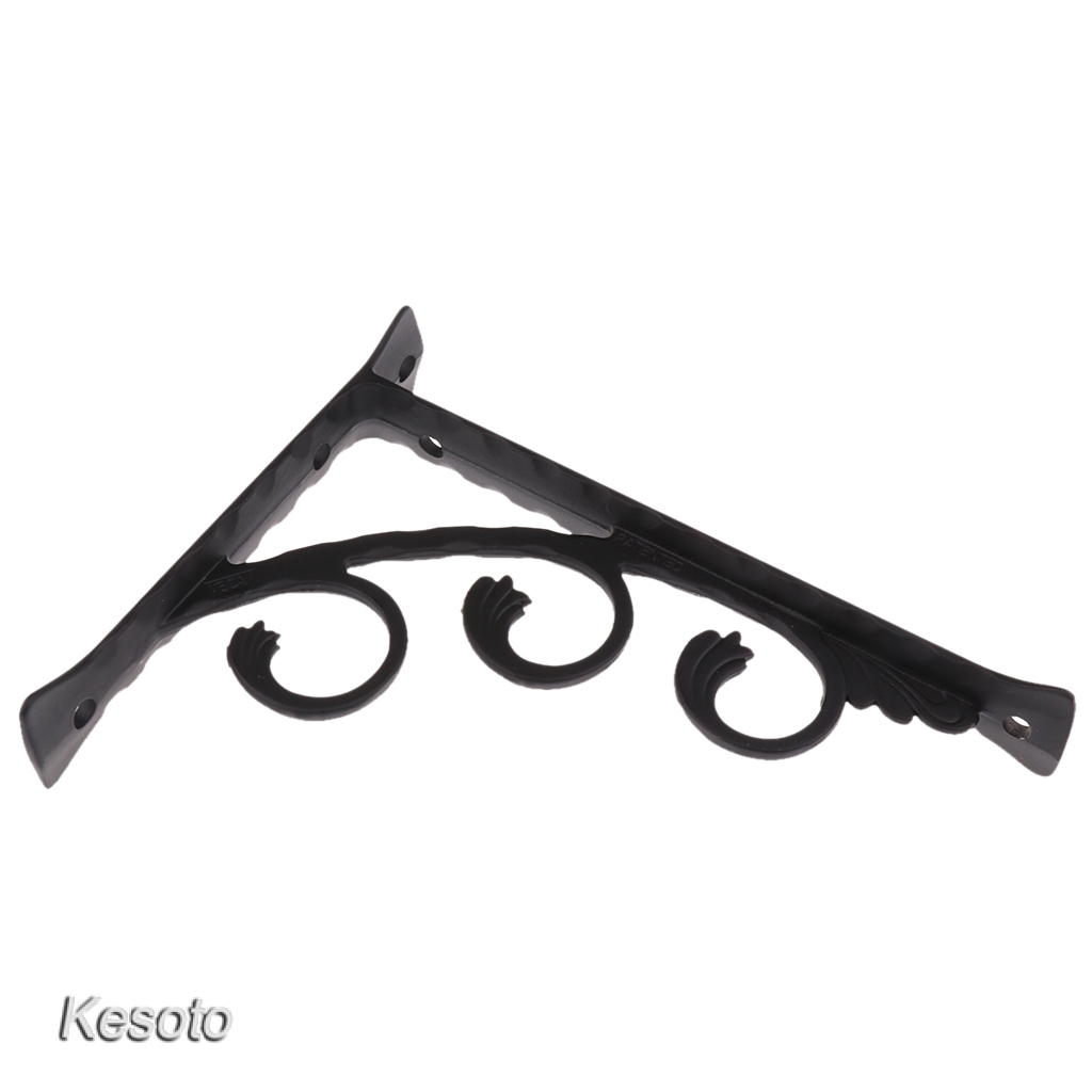 [KESOTO]2pcs L Shaped Angle Bracket Supporter Store Commodity Shelf Bracket 15x12cm