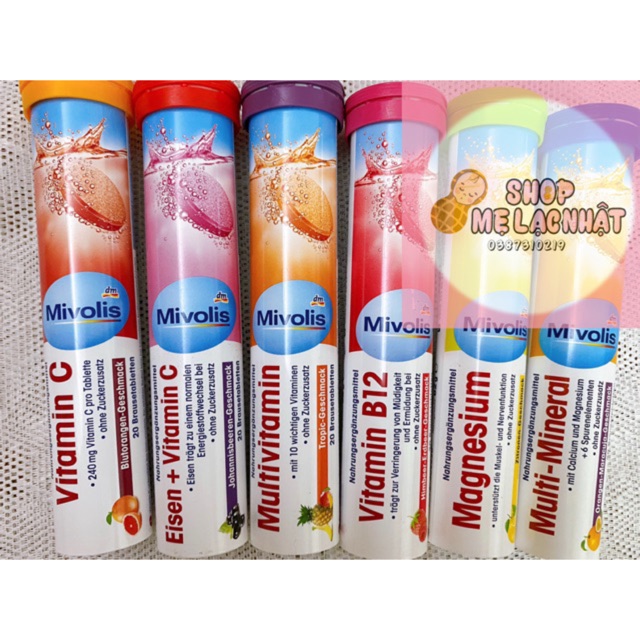 [Flash sale]Viên sủi Mivolis hỗ trợ hệ miễn dịch- hàng đi air Đức- Date 2022 | BigBuy360 - bigbuy360.vn