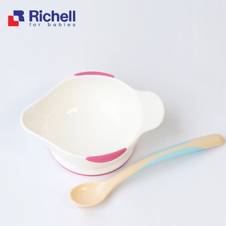 Thìa ăn cháo (xanh lơ) Richell Nhật