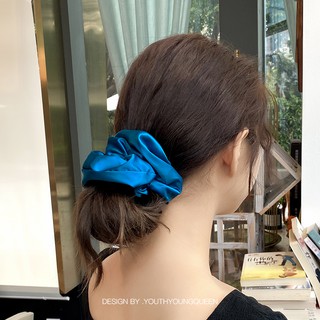 Dây Buộc Tóc Vải Satin Nhiều Màu
