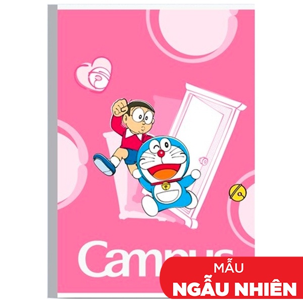 Vở Doraemon 4 Ô Ly 48 Trang ĐL 100g/m2 - Campus NB-BDFU48