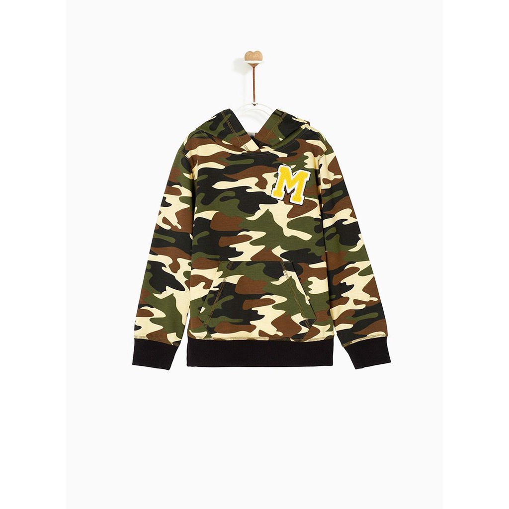 Áo hoodie dài tay bé trai Camo M.D.K - cá tính, thời trang