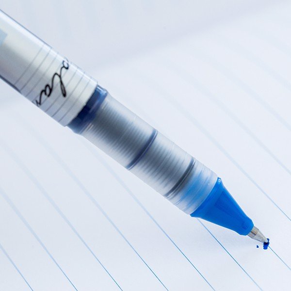 ( 5 Cây ) Bút Lông Bi Biz RB01 Ngòi 0.5mm ( Mực Xanh ) Thiên Long Camshop