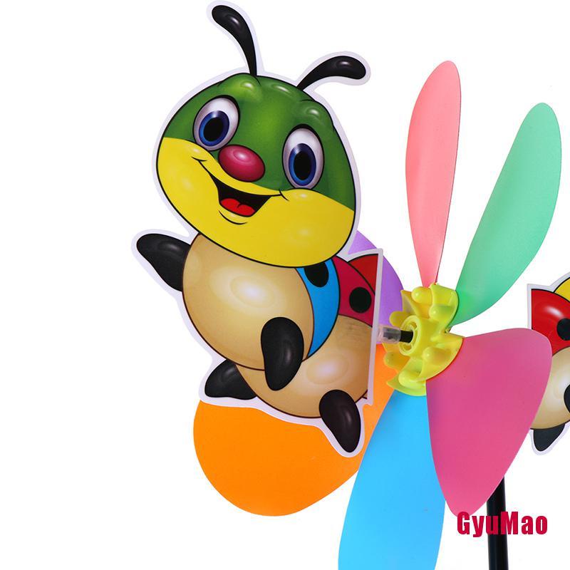 Chong Chóng Hình Cối Xay Gió Nhiều Màu Sắc Trang Trí Sân Vườn