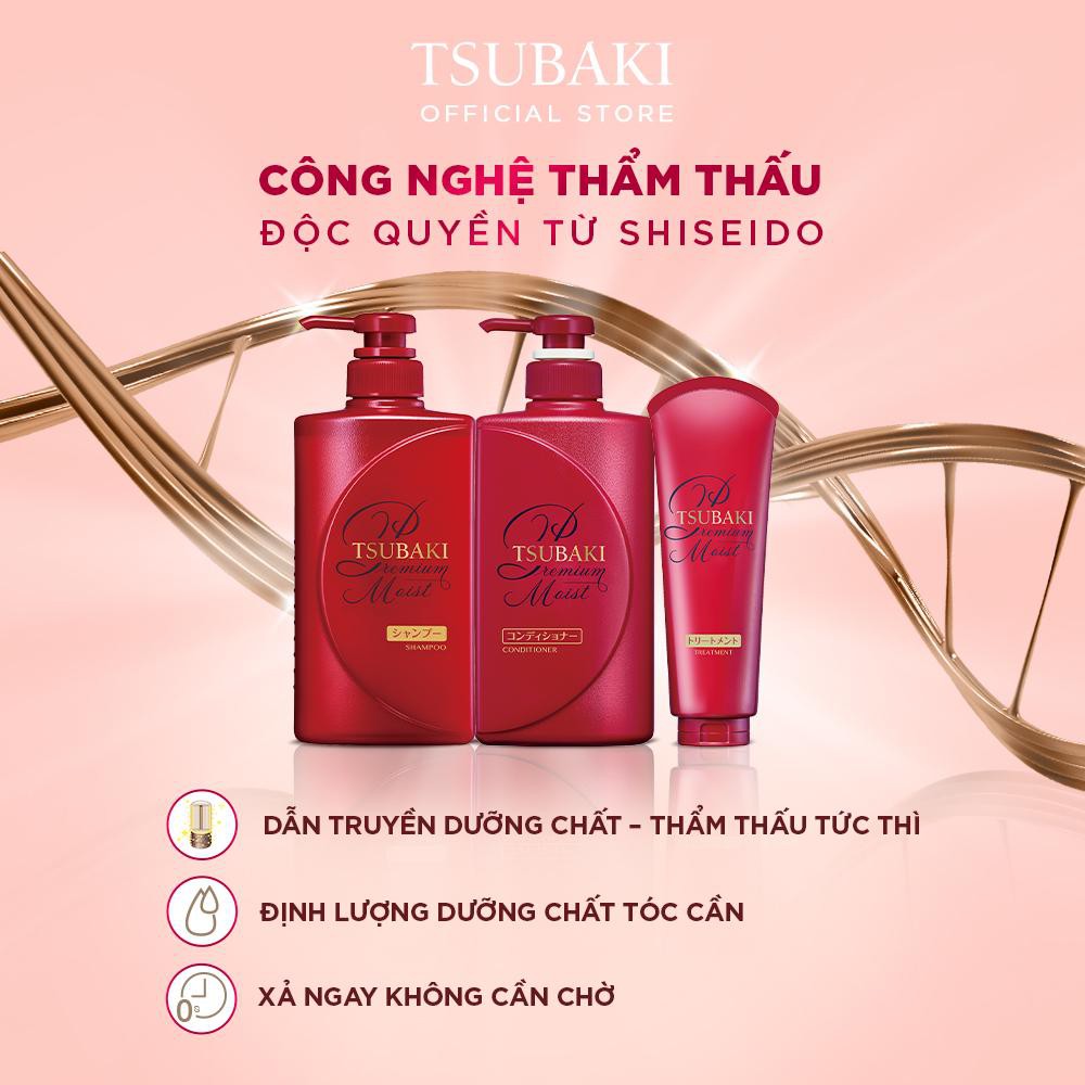 Dầu Gội Dưỡng Tóc Siêu Cấp Ẩm Tsubaki Premium Moist Bản Nhật Mới (490ml) - Khongcoson